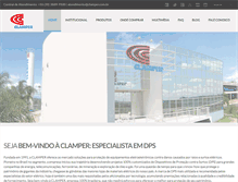 Tablet Screenshot of clamper.com.br